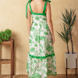 FOREVER MINE WOVEN MIDI DRESS