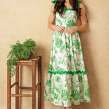 FOREVER MINE WOVEN MIDI DRESS