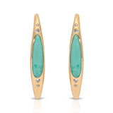 Turquoise Solstice Hoops