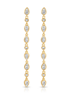 Crystal Rainfall Earrings