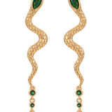 Serpentina Snake Earrings