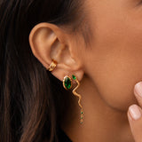 Serpentina Snake Earrings
