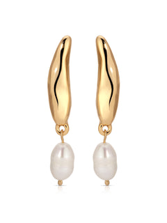 Liquid Luxe Pearl Earrings