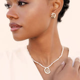 Aura Swirl Studs