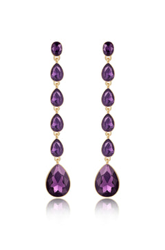 Crystallized Drop Earrings