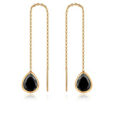 Barely There Chain and Crystal Dangle Earrings