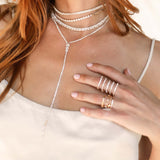 Dainty Crystal Strands Choker