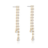 Crystal Sun Shower Dangle Earrings