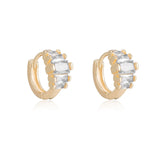 Diamond Shine Mini Hoop Earrings