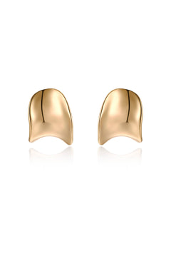 Curved Stud Earrings