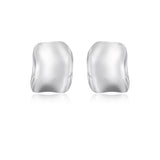 Curved Stud Earrings