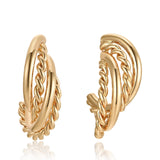 Twists and Turns Hoop Earrings