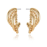 Twists and Turns Hoop Earrings