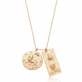 Zodiac Double Medallion Necklace