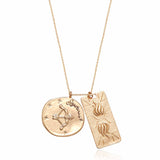 Zodiac Double Medallion Necklace