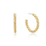 Spun Strands Hoop Earrings