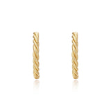 Spun Strands Hoop Earrings