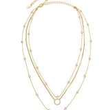 Monroe Crystal Strand Layered Necklace