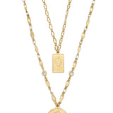 Medallions of Mine Layered Coin Necklace Set