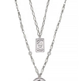 Medallions of Mine Layered Coin Necklace Set