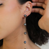 Dripping Pearl Delicate Drop Earrings