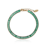 Rhinestone Baguette Anklet
