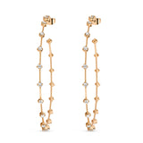 Simple Spark Crystal Hoops
