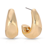 True Golden Hoop Earrings