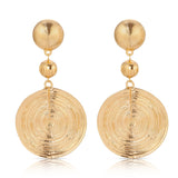 Swirl Pendant Dangle Earrings