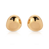 Polished Pebble Stud Earrings