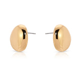 Polished Pebble Stud Earrings