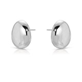 Polished Pebble Stud Earrings