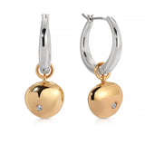 Polished Pebble Huggie Hoop Earrings