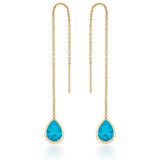 Barely There Chain and Crystal Dangle Earrings