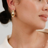 True Golden Hoop Earrings