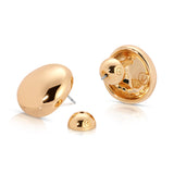 Polished Pebble Stud Earrings