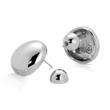 Polished Pebble Stud Earrings