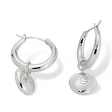 Polished Pebble Huggie Hoop Earrings