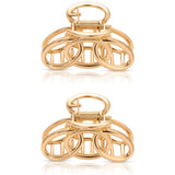 Keep It Simple Gold Hair Clip Set