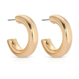 Small Thick Classic Hoops
