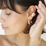 Scattered Crystal Chunky Ear Cuff