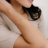 Subtle Butterflies and Pearl Bracelet