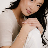 Subtle Butterflies and Pearl Bracelet