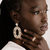 Crystal Thick Band Ring