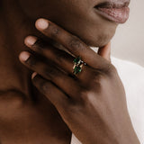 Crystal Teardrop Wrap Ring