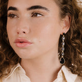 Crystallized Drop Earrings