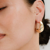 True Golden Hoop Earrings