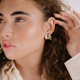 Curved Stud Earrings