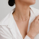 Crystal Dot Layered Necklace