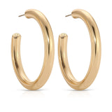 Large Thick Classic Hoops